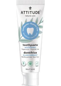 Adult Toothpaste Fluoride Free Whitening (Peppermint) - 120g