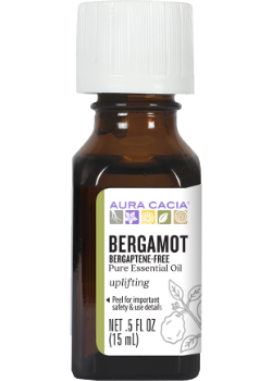 Bergamot Pure Essential Oil Uplifting (Bergaptene-Free) - 15ml