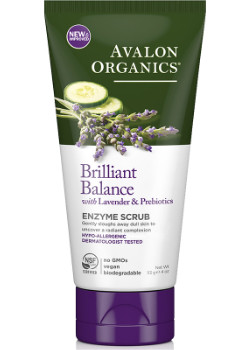 Brilliant Balance With Lavender & Prebiotics Enzyme Scrub - 113g - Avalon Organics