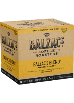 Balzac's Blend (Marble Roast) - 18 Coffee Pods