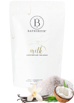 Milk Mineral Bath Soak (Coconut & Bourbon Vanilla) - 250g - Bathorium