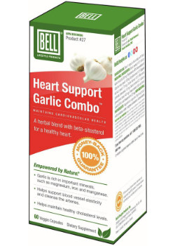 Bell Heart Support Garlic Combo #27 - 60 Caps - Bell Lifestyle Bell Heart Support Garlic Combo #27 - 60 Caps - Bell Lifestyle