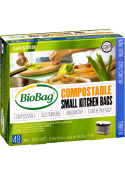 Compostable Small Kitchen Bags (10L) - 48 Bags