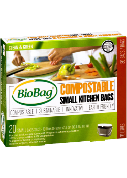 Compostable Small Kitchen Bags (10L) - 20 Bags