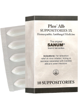 Sanum Pleo Alb (Albicansan) Suppositories 3X - 10 Suppositories