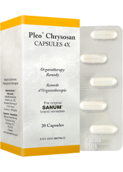 Sanum Pleo Chrysosan Capsules 4X - 20 Caps