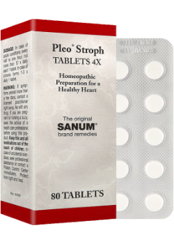 Sanum Pleo Stroph (Strophanthus) Tablets 4X - 80 Tabs