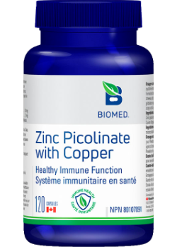 Zinc Picolinate With Copper - 120 Caps