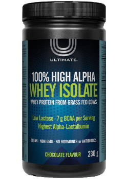 100% High Alpha Whey Isolate (Chocolate) - 230g - Ultimate