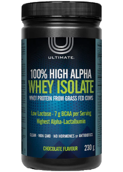 100% High Alpha Whey Isolate (Chocolate) - 230g - Ultimate