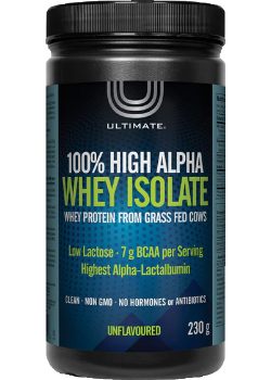 100% High Alpha Whey Isolate (Unflavoured) - 230g - Ultimate