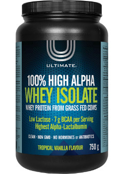100% High Alpha Whey Isolate (Tropical Vanilla) - 750g - Ultimate