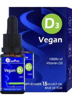 D3 Drops 1,000iu (Vegan) - 15ml 