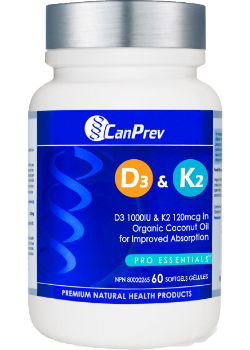 D3 & K2 (Organic Coconut Oil) - 60 Softgel 
