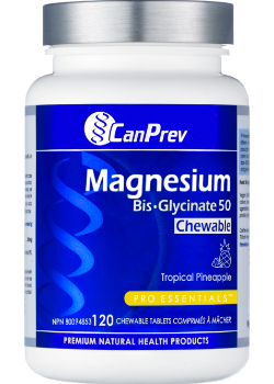 Magnesium Bis-Glycinate 50 Chewable (Tropical Pineapple) - 120 Tabs 