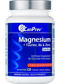 Magnesium + Taurine, B6 & Zinc Cardio - 120 V-Caps