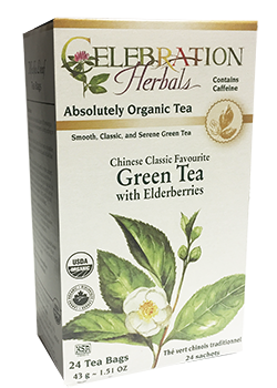 Green Tea With Elderberries (Organic) - 24 Tea Bags