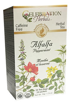 Alfalfa Peppermint Tea (Organic) - 24 Tea Bags