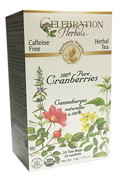 Cranberries 100% Pure Tea (Organic) - 24 Tea Bags