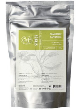Stress Chamomile Flower Whole (Loose Tea Organic, Bag) - 80g