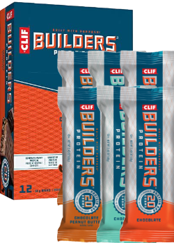 Clif Builder's Protein Bars (Choc, Choc Pb, Choc Mint) - 12 + 6 Bars FREE