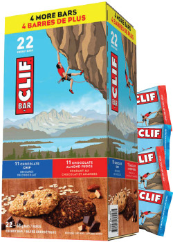 Clif Sports Energy Bar (Mixed Flavours) - 18 + 4 Bars BONUS