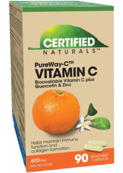 PureWay-C 600mg Plus Quercetin & Zinc - 90 V-Caps