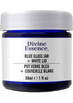 DIY Cream Jar (Blue Glass) - 30ml