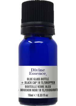 DIY Empty Dropper Bottle (Blue Glass) - 10ml