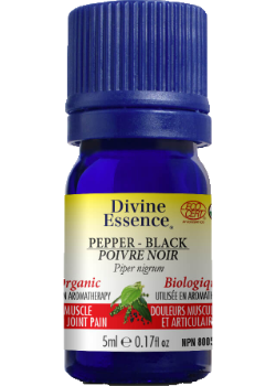 Pepper Oil (Black, Organic) - 5ml