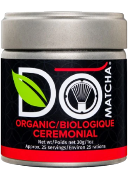 DoMatcha Matcha Green Tea Powder (Ceremonial, Organic) - 30g Tin