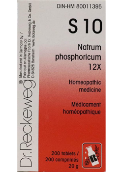 Tissue Salt S10 12x Natrum Phos 12x - 200 Tabs