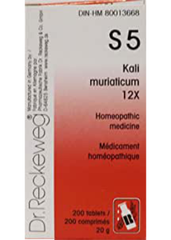 Tissue Salt S5 Kali Muriaticum 12x - 200 Tabs