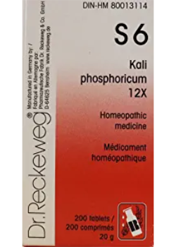 Tissue Salt S6 Kali Phos 12x - 200 Tabs