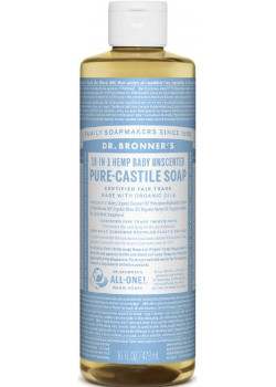 Dr. Bronner's Magic Soap (Unscented) - 472ml