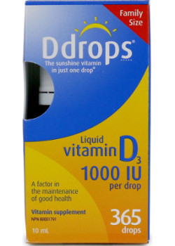 Adult D Drops 1,000iu - 10ml (365 Drops)