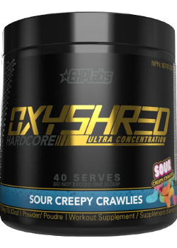 OxyShred Hardcore (Sour Creepy Crawlies) - 284g (Exp. Aug 2026)