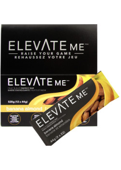 Elevate Me (Banana Almond) - 12 X 44g Bars - Elevate Me