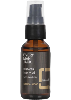 Hydrating Beard Oil With Shea Butter (Sandalwood) - 30ml - Everyman Jack