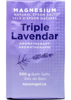 Magnesium Mineral Bath (Triple Lavender) - 500g