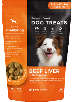 Premium Baked Dog Treats (Beef Liver With Pumpkin) - 400g