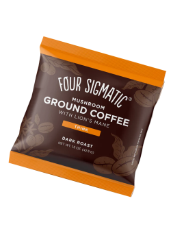 Mushroom Coffee Mix With Lion's Mane & Chaga (Think Dark Roast Ground) - 42.5g