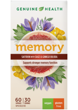 Memory (Saffron & Ginkgo Biloba) - 60 Caps