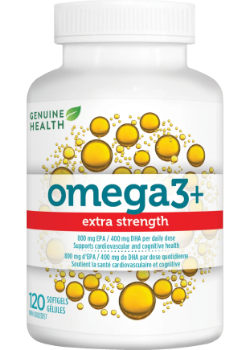 Omega3+ Extra Strength - 120 Softgels - Genuine Health