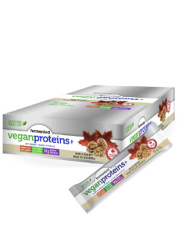 Fermented Vegan Proteins+ (Maple Walnut) - 12 x 55g Bars - Genuine Health