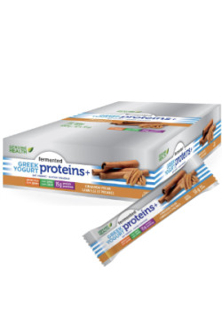 Fermented Greek Yogurt Protein + (Cinnamon Pecan) - 12 X 55g Bars - Genuine Health Fermented Greek Yogurt Protein + (Cinnamon Pecan) - 12 X 55g Bars - Genuine Health
