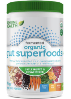 FERMENTED ORGANIC GUT SUPERFOODS+ (UNFLAVOURED & UNSWEETENED) - 76G