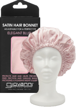 Satin Hair Bonnet (Blush) - 1 Unit