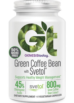 Pure Green Coffee Bean Extract With Sevtol - 60 V-Caps - Genesis Today