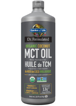 Dr. Formulated 100% Organic Coconut MCT Oil - 946ml - Garden Of Life